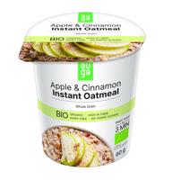 AUGA ORGANIC oatmeal with apples and cinnamon 60g expirace