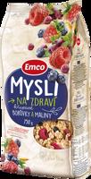 Emco Mysli křupavé - Borůvky a maliny 750 g