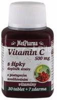 MedPharma Vitamin C 500 mg s šípky 37 tab expirace