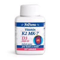 MedPharma Vitamin K2 MK-7 + D3 1000 IU 107 tablet