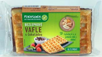 Poensgen Vafle extra měkké s čokoládou bez lepku 120 g