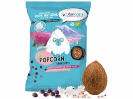 Popcrop BIO Popcorn z modré kukuřice s him. solí a extra panenským kok. olejem 50 g expirace