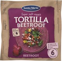 Santa Maria Veggie tortilla červená řepa 240g expirace