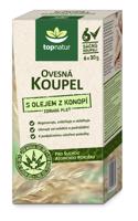 Topnatur Ovesná koupel s konopným olejem 6 x 30 g