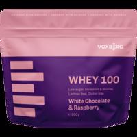 Voxberg Whey Protein 100 bílá čokoláda s malinou 990 g