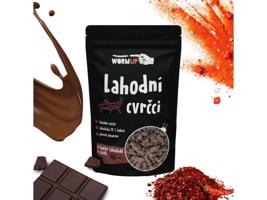 WormUP Lahodní cvrčci hořká čokoláda s chilli 80 g