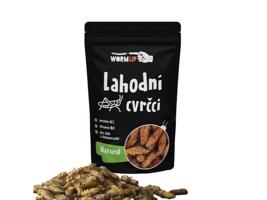 WormUP Lahodní cvrčci natural 20 g expirace